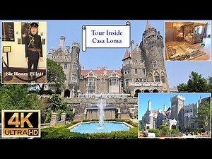 Casa Loma Castle Tour in Toronto - 4K