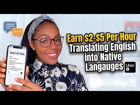 Uber AI Jobs Guide for Beginners| Earn $2–$5 Per Hour Translating English into Native Langauges