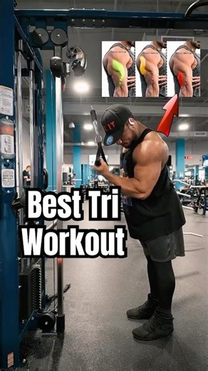 Best Tricep workout #gym #fitness