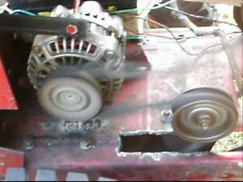 ATV made from old lawn mower