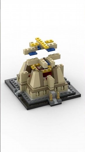 Lego Mini Jedi Temple animated build Moc by TOPACES on Rebrickable #starwars #jeditemple