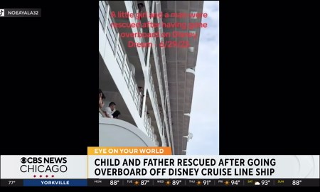 Dad, daughter rescued after child falls overboard on Disney Cruise ship