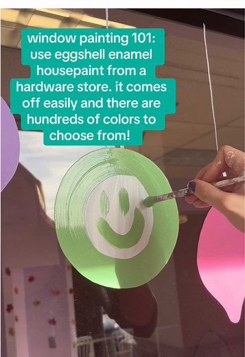 Window Painting Techniques and Tips