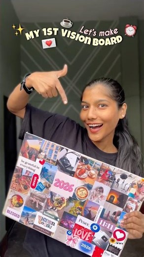 My 1st Vision Board for 2026 ✨🌻 #shorts #visionboard #2026