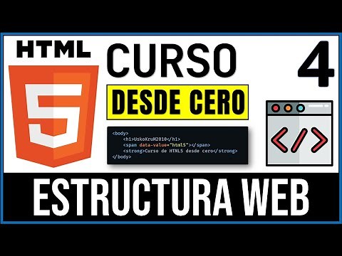 Estructura Básica de una Página Web | Estructura HTML | Curso HTML5 # 4