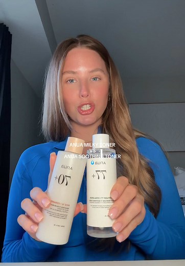 ANUA Milky Toner vs. ANUA Soothing Toner Comparison