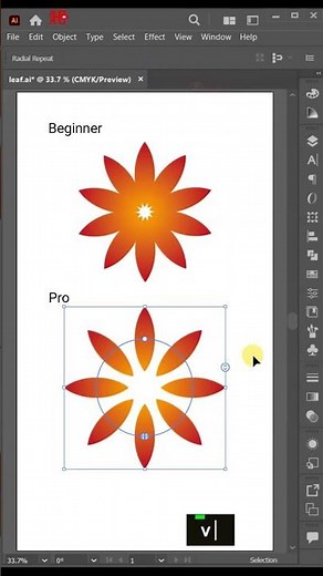 Beginner vs Pro Illustrator Trick Tutorial