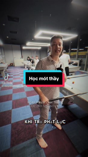Học trô online, thầy mãi đỉnh Mình đang dùng gậy snook 9.7mm đánh pool ngọn cực khoẻ, trô/phê cực căng ae nhé 😂 #billard #pool #diy #learnontiktok #snooker