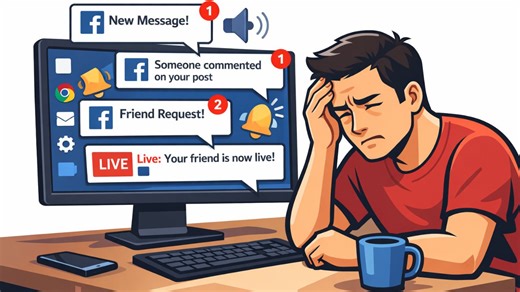 If Facebook desktop notifications keep interrupting your work, you’re...