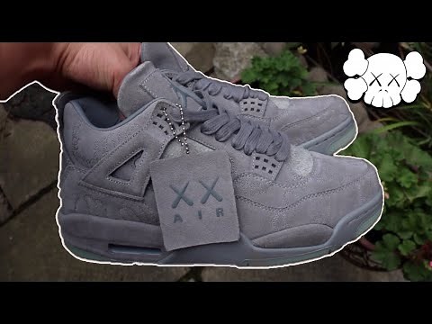 Reviewing KAWS x Air Jordan 4 Retro 'Cool Grey' (Review)