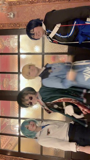 何でもかんでも連動～♪ ネロ@アリナ ヒース@零侑🔥🍡 ファウスト@るりや（初心者コスプレイヤー） #桜舞う季節の魔法使い #まほやくコスプレ