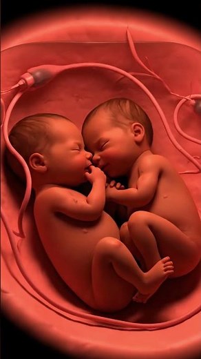 Fetal Development Inside the Womb Twin Baby Week 39 2