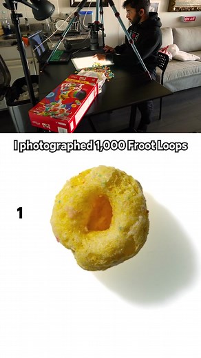 Captivating Art with 1,000 Froot Loops Photography
