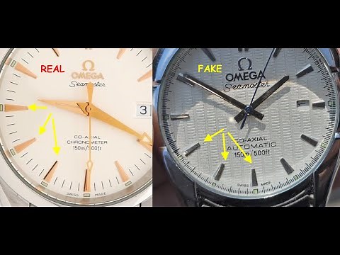 Omega seamaster real vs fake. How to spot fake Omega seamaster coaxial watch
