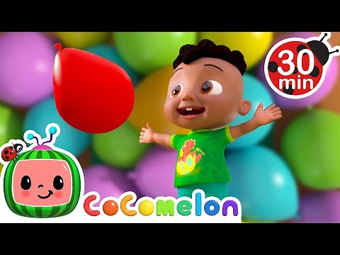 Playing the Balloon Song | Cocomelon - Cody Time | Kids Cartoons & Nursery Rhymes | Moonbug Kids