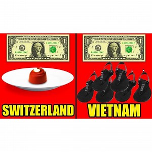 What A Dollar Gets You Around the World 💵 A single dollar can buy you lots of different things depending on where in the world you spend that dollar. Let's travel around the world to find some of the most expensive and some of the cheapest locations! 💵 | Be Amazed