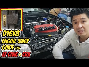 ||HONDA EF/ED CIVIC & CRX|| Planning on Engine Swap? 👉🏼 HOW TO SWAP a D16Y8 into your EF CIVIC/CRX!✅