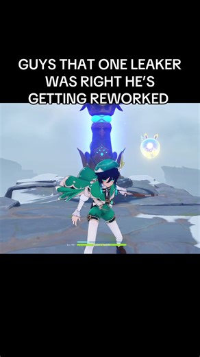 Omg ‘remodel’ not ‘rework’ it’s a big deal🫩 #GenshinImpact #leaks #anemo #venti #rework