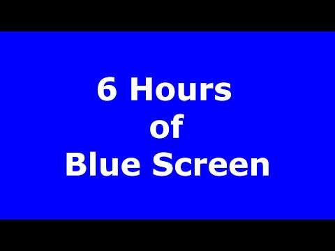 🔵 Tela Azul Chroma Key (Blue Screen) - 6 Horas em 4K/60fps | Alternativa ao Verde