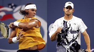 Young Rafa Nadal vs young Andy Roddick. The 2004 US Open gave us a glimpse of present and future tennis greatness. | US Open Tennis Championships