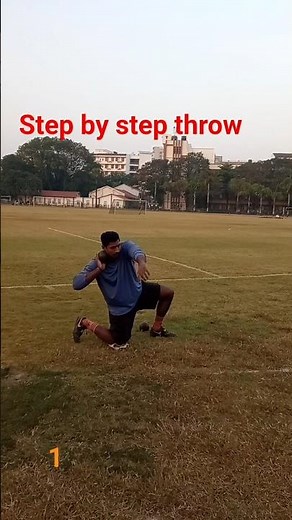 shot put step by step throw