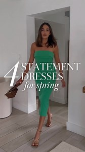 Make a statement with these 4 head-turning Spring dresses. Shop these looks by tapping the link in our bio! LOOK 1: Classical Love Midi Dress LOOK 2: Claire Midi Dress Catalina Bag LOOK 3: Zariah Maxi Dress Bouvet Bag Lourdes Sandals LOOK 4: Sweet Louisiana Mini Dress Bancroft Jacket Julez Sandals #springaesthetic #springtrends #outfitidea | vici