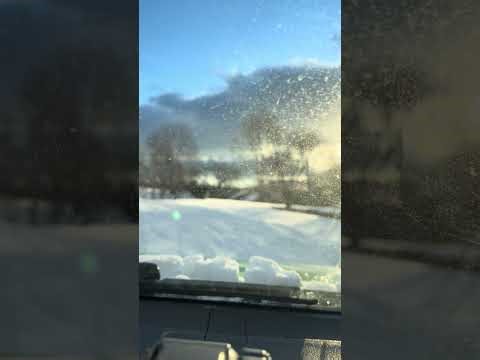 Geo tracker in the snow.