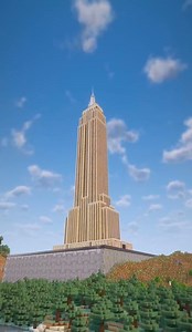 Empire State Building in Minecraft | Timelapse | #builds #viral #minecraft | MinicraftEditz