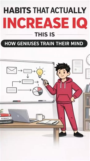 🧠IQ Is Not Fixed - 6 Habits That Geniuses Train Their Mind #iq #Intelligence #iqtest