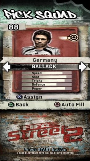 FIFA Street 2 PS2 Gameplay – Germany Squad (Play Station 2) #shorts #germany