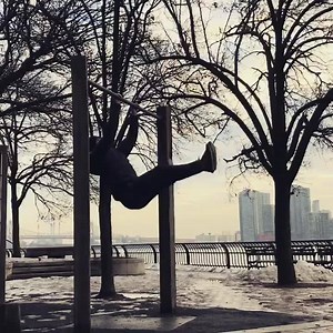 3.3K views · 48 reactions | ‪Workout Spot #5: East 35th‬ ‪1A. Pull up 1B. Split squat 1C. BW squat‬ ‪Complete 10 reps, 9,8,7 —> down to 1 and back. ‬ ‪2A. Push up 2B. Squat 2C. Dip 2D. Single-arm plank Complete as many reps as possible for 5-10 rounds. ‬ ‪3.Hanging leg raise 3-5xAMAP‬ | humanfitproject | Facebook