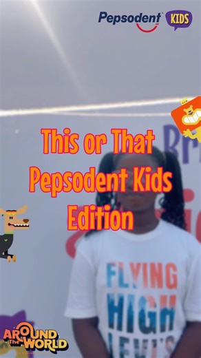 This or That with our Pep Kids at the new Pepsodent Kids Toothpaste launch! Bright smiles all the way with the new Pepsodent Kids toothpaste. Which flavor do YOU love more Strawberry or Orange? #PepsodentKids #PepsodentGh #Smile | Pepsodent