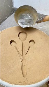 #art #metal #shorts #satisfying #amazing #diy Triple Spoon Dagger Metal Casting