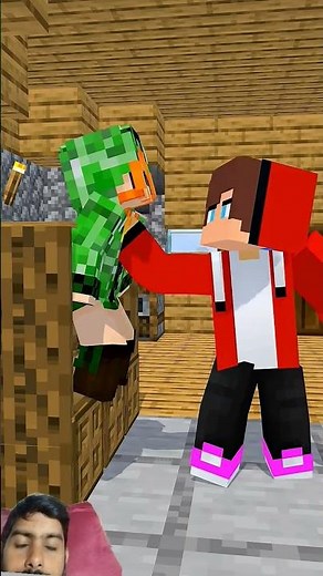 Ghost Creeper | JJ & Mikey Maizen Minecraft #minecraft #animation #shorts #minecraftanimation