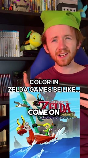 Color In Zelda Games Be Like…