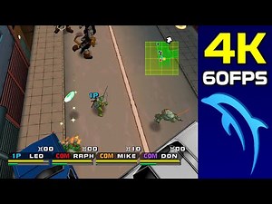 Teenage Mutant Ninja Turtles 3: Mutant Nightmare 🔥[4K PC Dolphin Emulator 🐬 3840 x 2160 Gameplay]🔥
