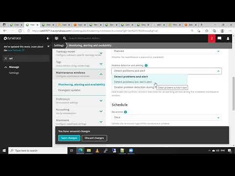 How to set Maintenance window in Dynatrace | How to define a maintenance window in Dynatrace