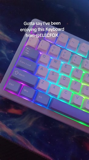 The creamy keys are kinda a no Brainerd 🤙. #gamingontiktok @ELECFOX | keyboard