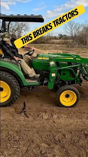 This Box Blade Setup Breaks Tractors