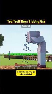 Trò Troll Hiện Trường Cái Chết Giả Của Anh Gà ??! 🤣 - Tập 1263 #shorts #minecraft