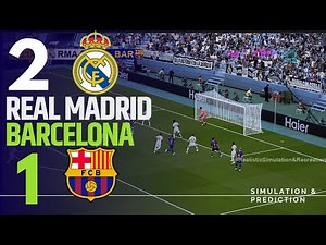 Real Madrd 2 vs 1 Barcelna: Match Highlights! | La Liga 2025/26 | Simulation/Recreation