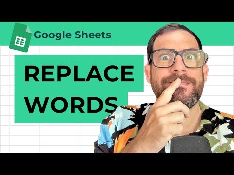 Automatically Replace Words in Google Sheets
