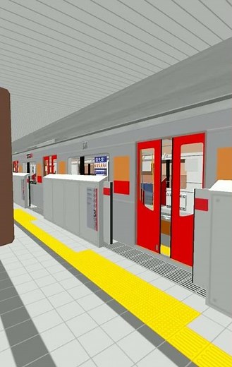 神奈川環状線 関内駅 神奈急20200系発着 #OpenBVE