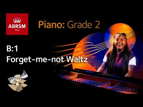 Forget-me-not Waltz / ABRSM Piano Grade 2 2023 & 2024, B:1 / Synthesia Piano tutorial