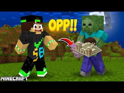 Minecraft BUT MOBS SPAWN OP STRUCTURES!!