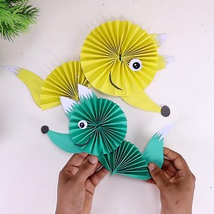 31K views · 3.4K reactions | DIY ORIGAMI PAPER FOX 力力 How to make a Paper Fox | Nusrat Art & Craft | Facebook