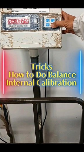 Tricks for weighing Balance calibration #viral