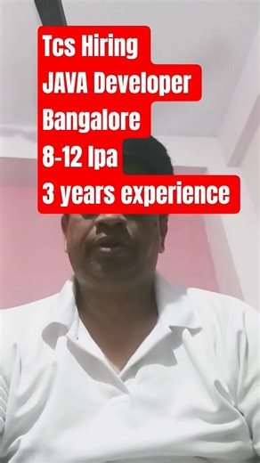 TCS Java Developer Jobs 2026 | Bengaluru | REST, Hibernate, SQL