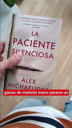 La paciente silenciosa de Alex Michaelides #libro #lectura