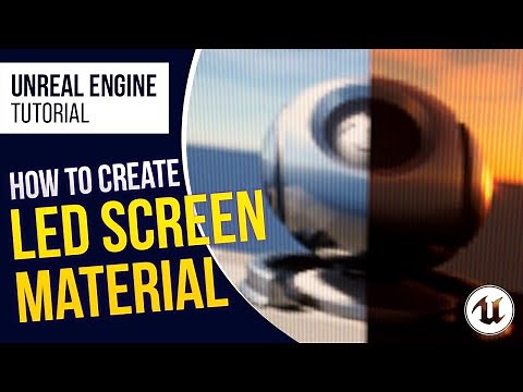 UE5 l How Create LED Screen Material l Material Tutorial l Unreal Engine 5